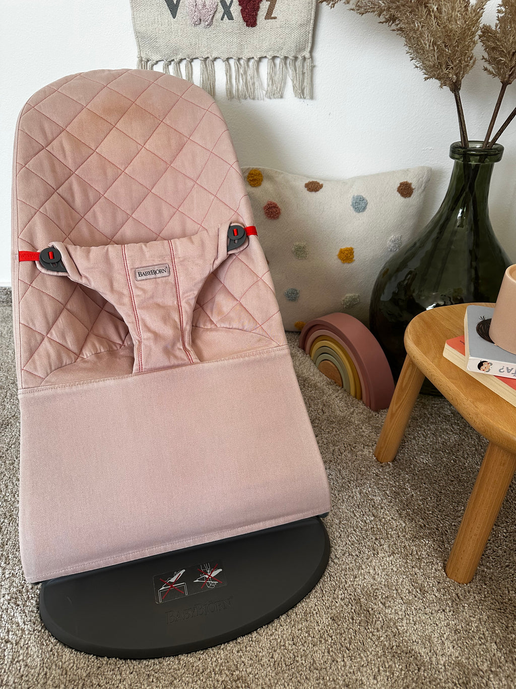 BabyBjörn potah Bliss Woven Old Rose