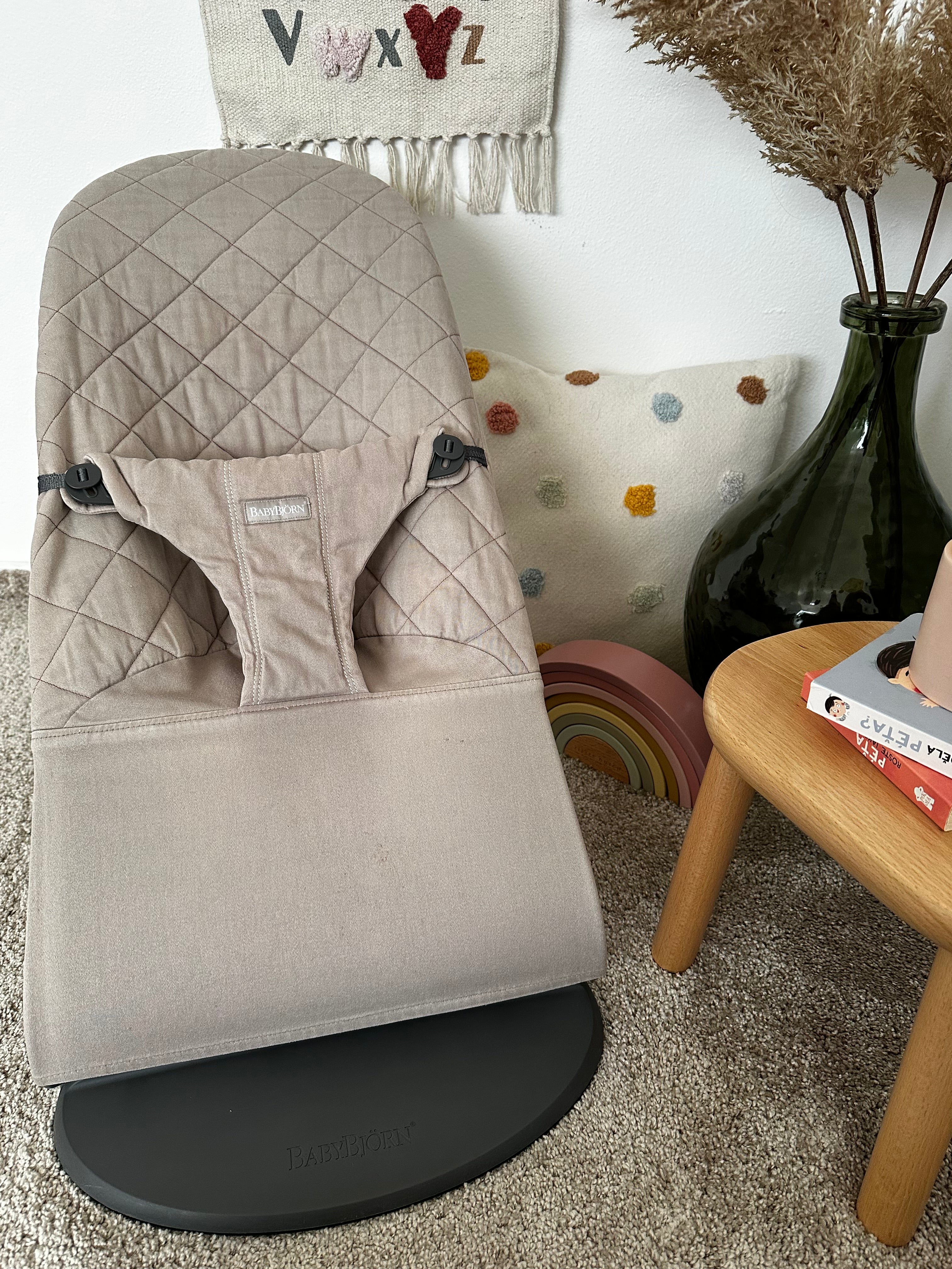 BabyBjörn Bliss Woven Sand Grey