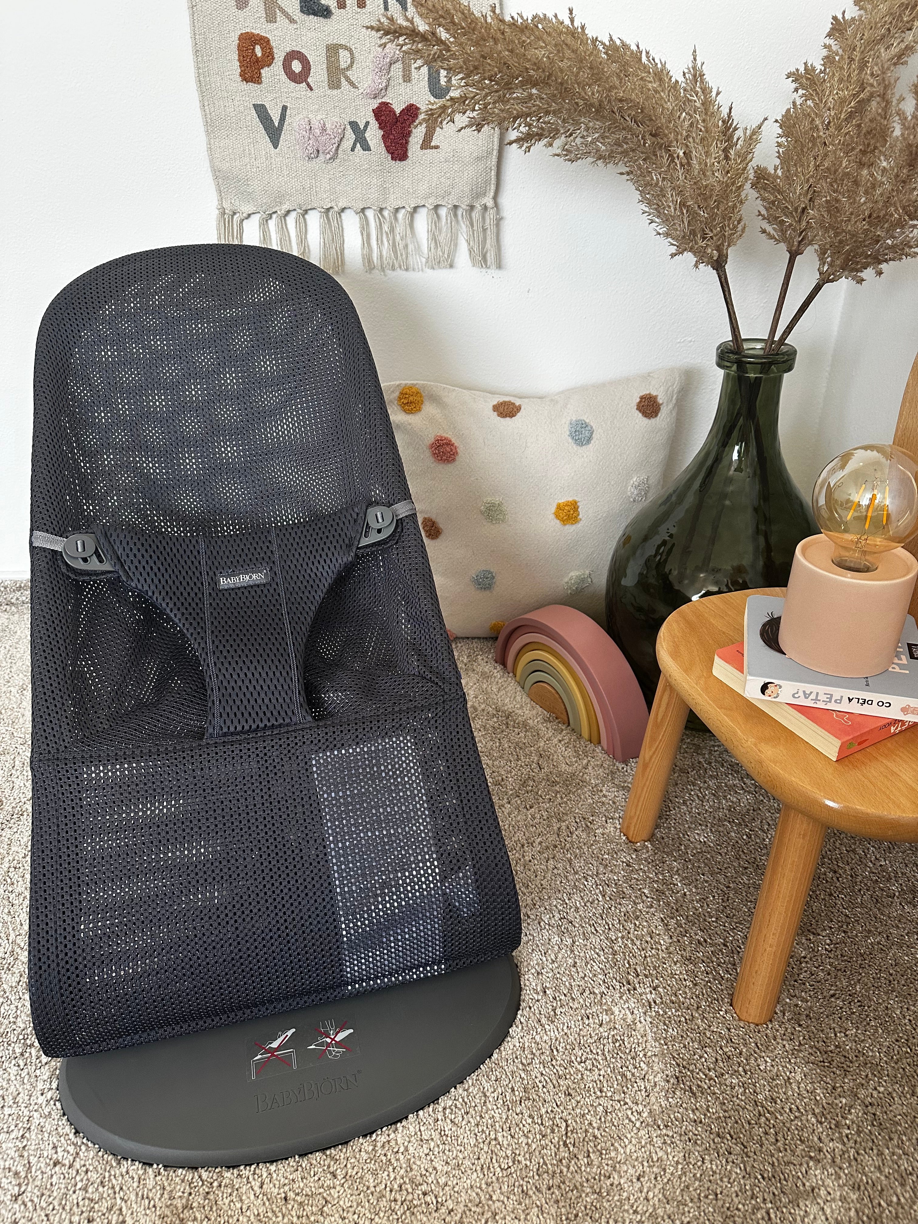 BabyBjörn Bliss Soft Mesh Antracite