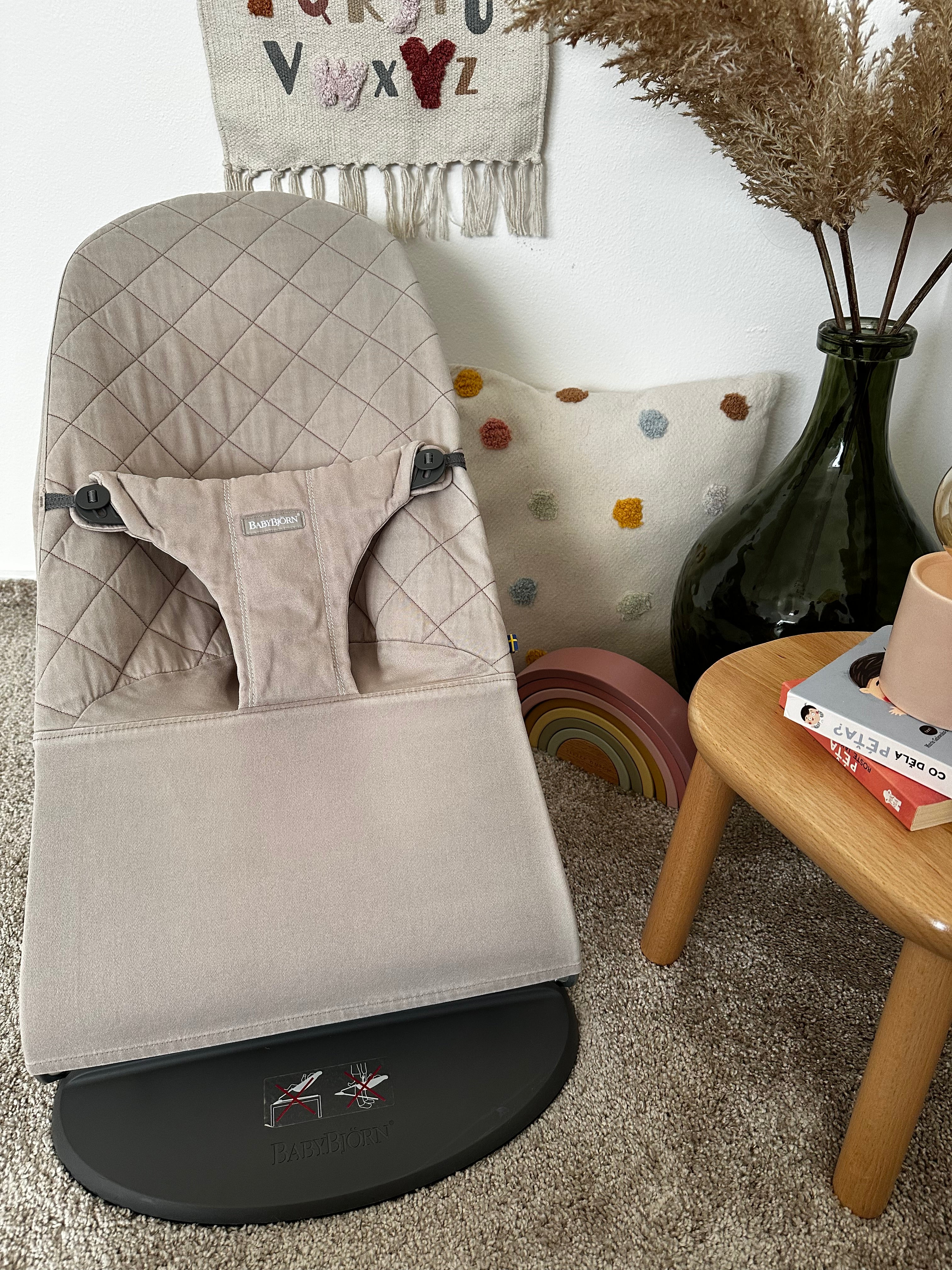 BabyBjörn Bliss Woven Sand Grey