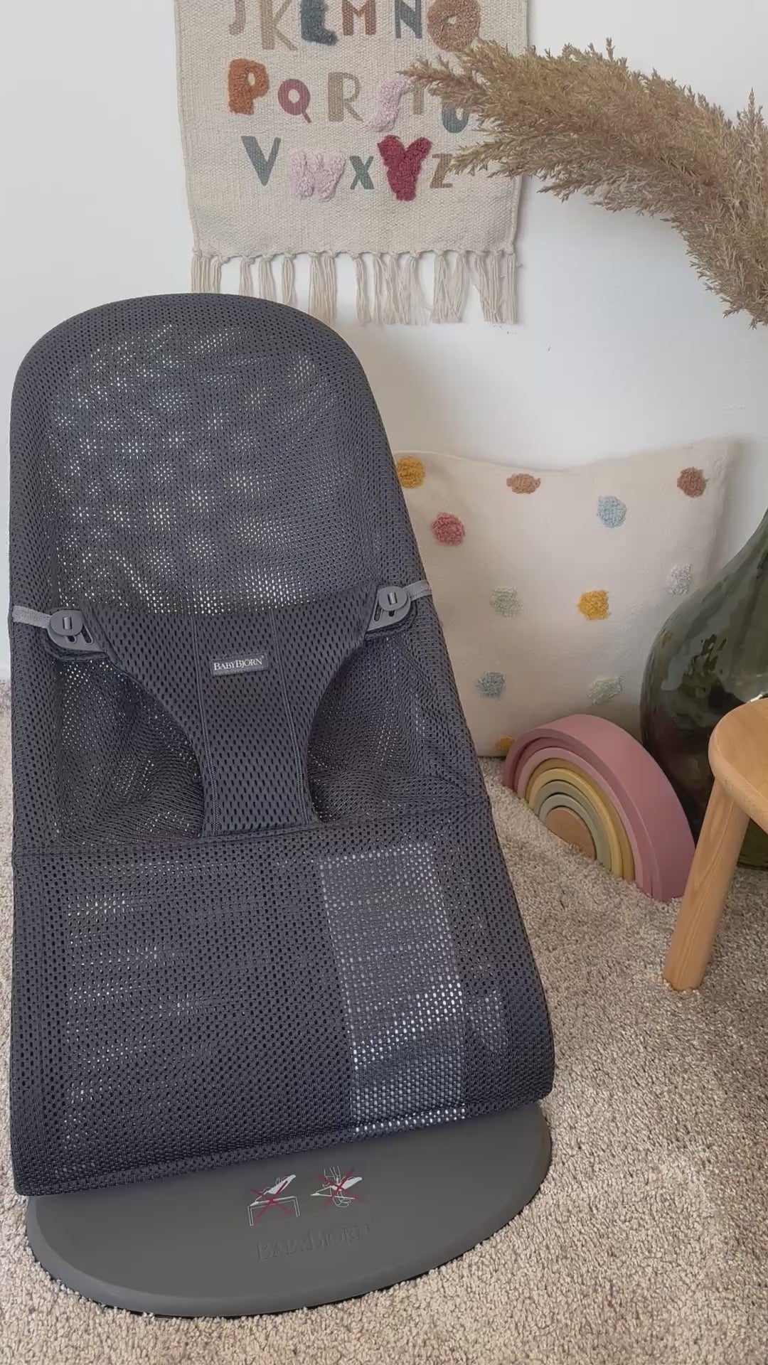 BabyBjörn Bliss Soft Mesh Antracite