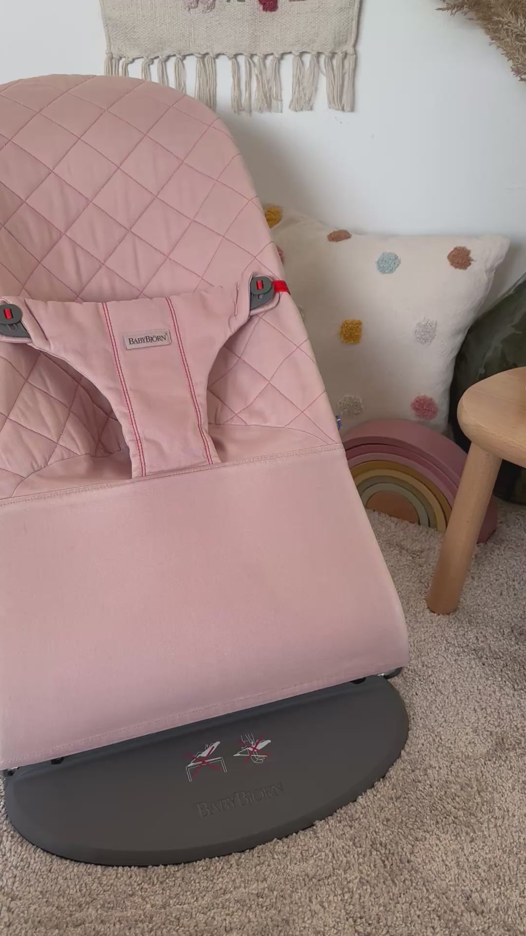 BabyBjörn potah Bliss Woven Old Rose