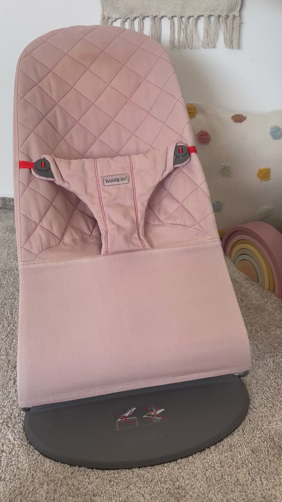 BabyBjörn potah Bliss Woven Old Rose