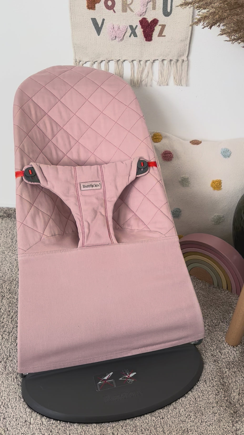 BabyBjörn potah Bliss Woven Old Rose