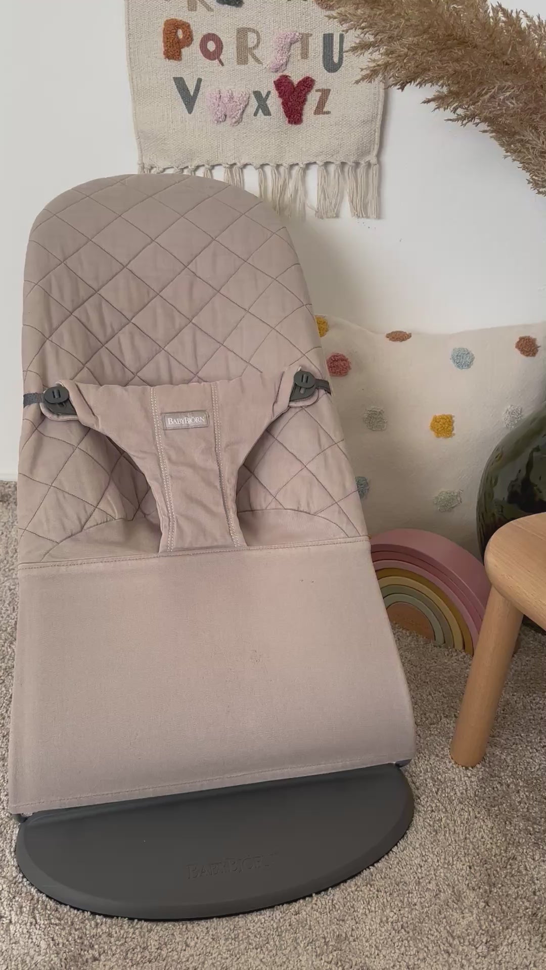 BabyBjörn Bliss Woven Sand Grey