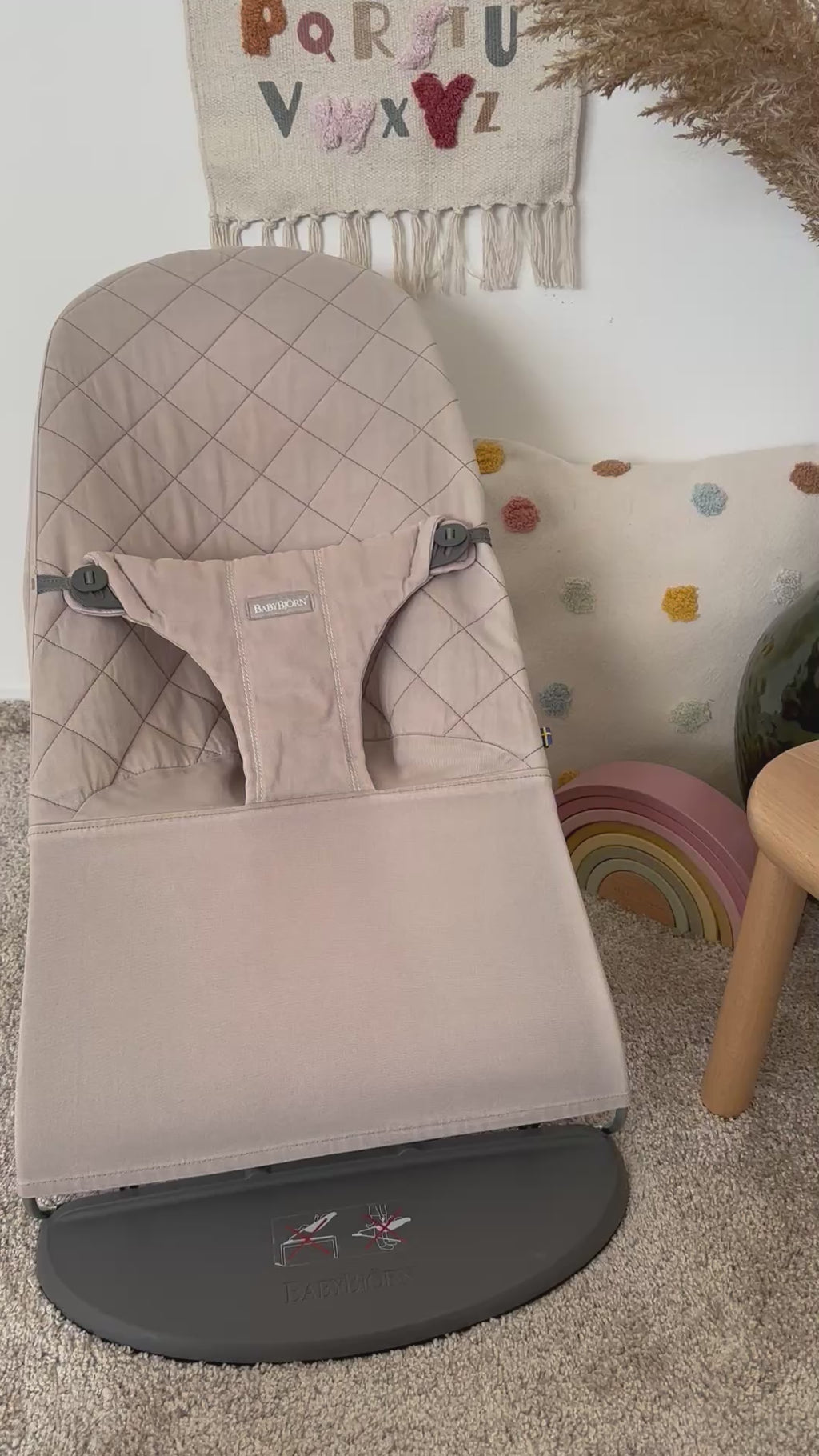 BabyBjörn Bliss Woven Sand Grey